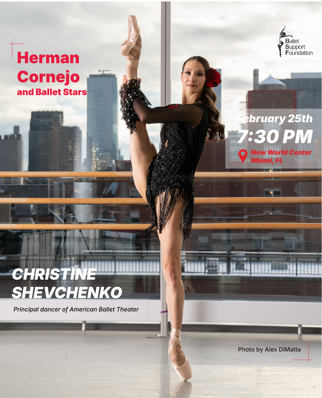 9.⁠ ⁠Herman Cornejo and Ballet Stars. New World Center, Miami, Florida, (February 2025)